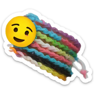 Friendship plastic bracelet sticker