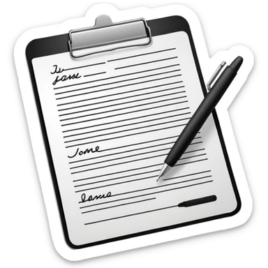 job application form sticker