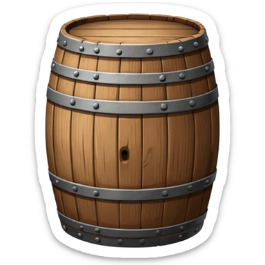 create a dnd style barrel.png using 48x48 pixels size sticker