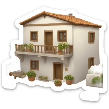 House in Greece  sticker