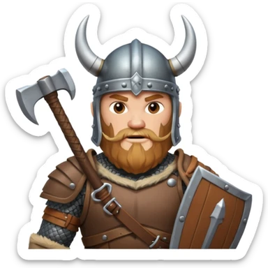 Armored Viking sticker