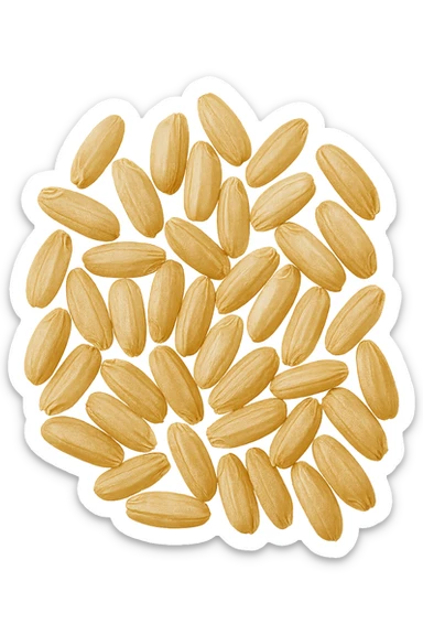 riso integrale visti dall'alto sticker