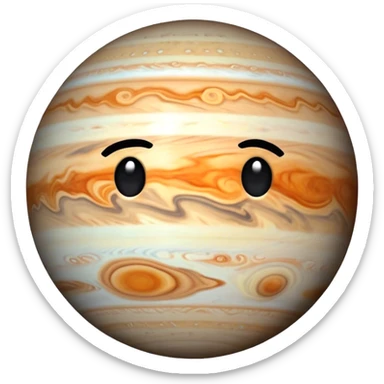 Planet Jupiter sticker