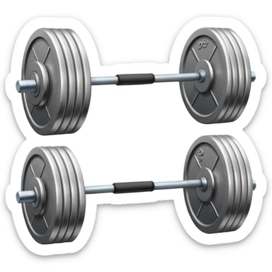 Haltère de muscu sticker