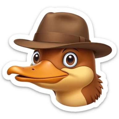 Perry the platypus  sticker