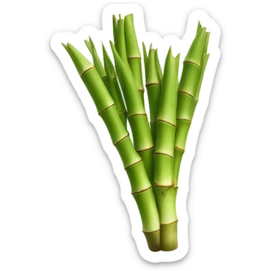 Bamboo shoot sticker