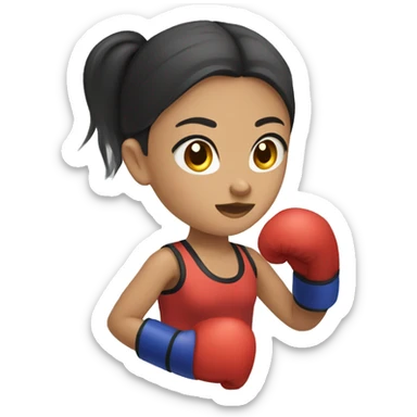 Muay thaï girl  sticker