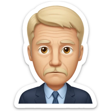 Tired caucasian male business man

marked baggy eyes, light beard sticker