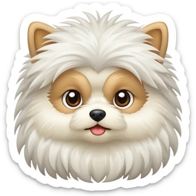 white yorkshier sticker