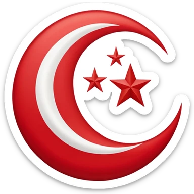 north cyprus flag emoji  sticker