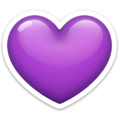 generate a heart using the same purple from this dna strand emoji 🧬 sticker