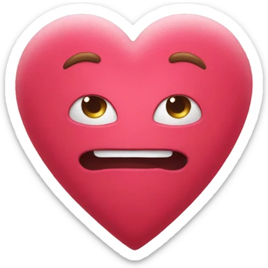 Heart G in middle sticker