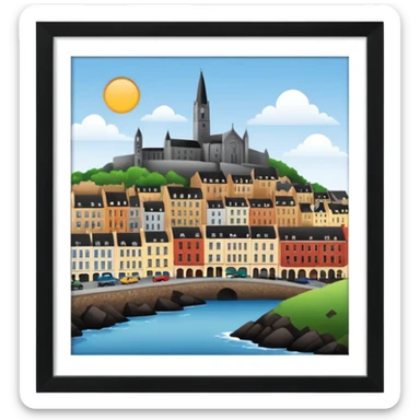 city cork ireland sticker