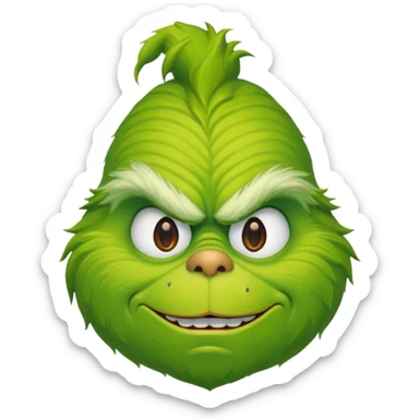 Grinch sticker