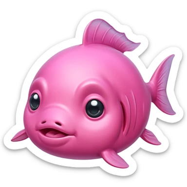Blob fish sticker