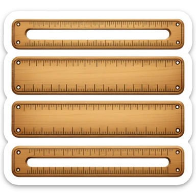 measuring ruler sticker