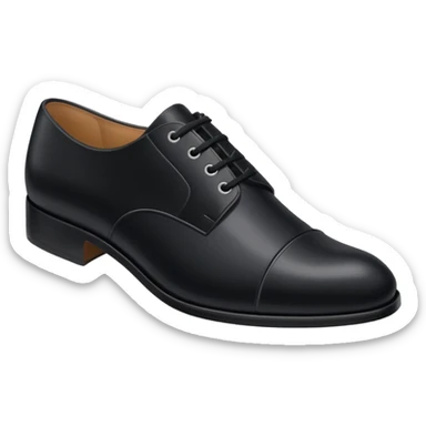  black clasic men's shoes sticker