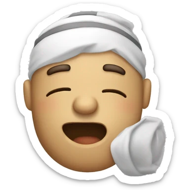 sleepy but motivated sticker