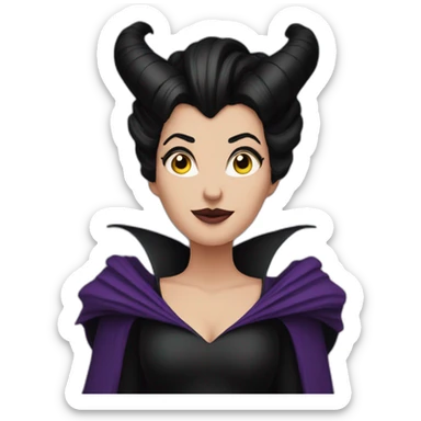 Meleficent sticker