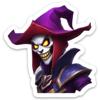 league of legends shaco sticker