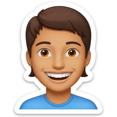 Nah çeken insan sticker