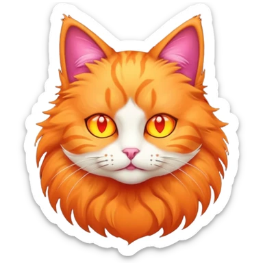створити чарівного котика sticker