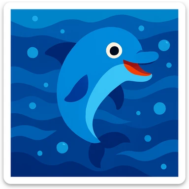 Dolphin sticker