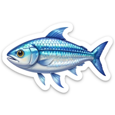 friendly mackerel sticker