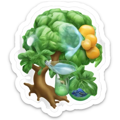 create a sticker related to biology sticker