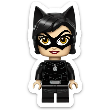 Lego catwoman sticker