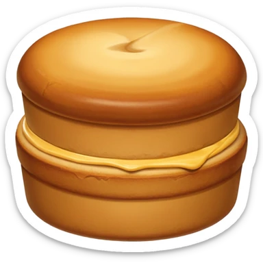 bizcocho mantecado sin carita sticker