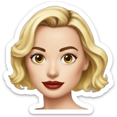obsese-margot-robbie sticker