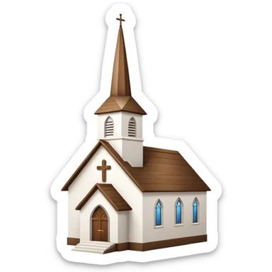 country church sticker