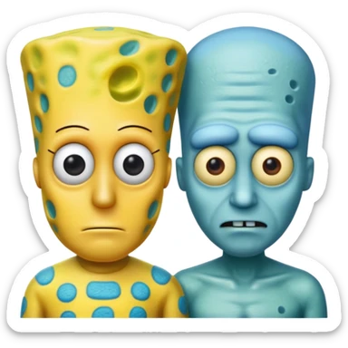 spongebob squarepants squidward sticker