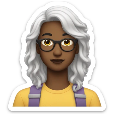 knowledge non binary person sticker