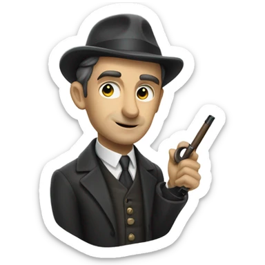 Sherlock Holmes inspector sticker
