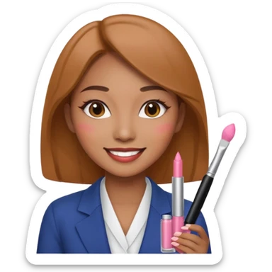 a korean product marketing expert women in cosmetics industry sticker