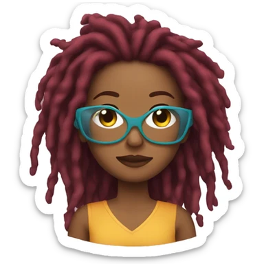 super hero mom  dreads sticker