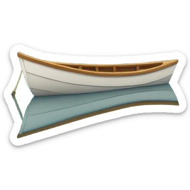boat in the water sticker