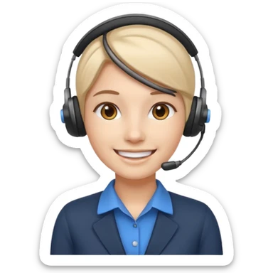 Customer Service professional sticker