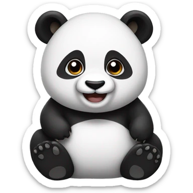 Baun panda sticker