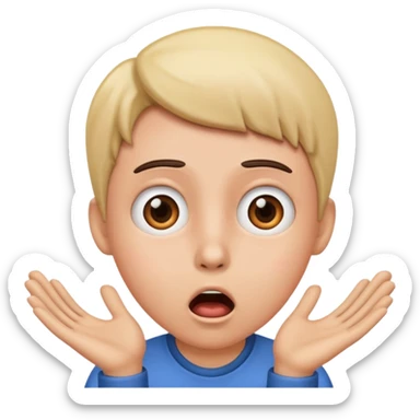 shocked oopsie sticker