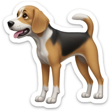 Un chien qui vole sticker