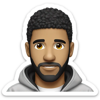 Make the Canadian rapper named Drake sticker