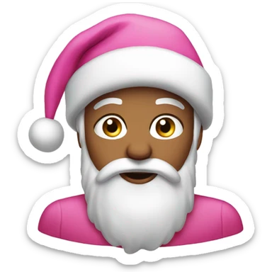 pink christmas  sticker