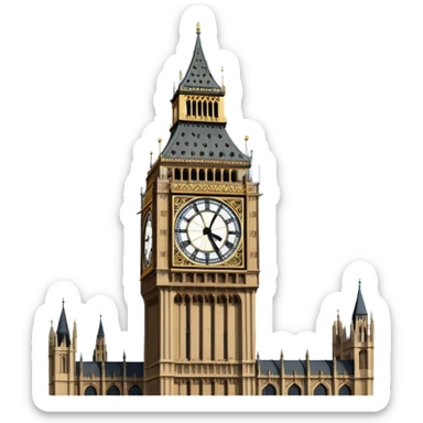 big ben london sticker