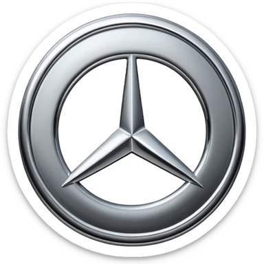 Mercedes logo emoji sticker