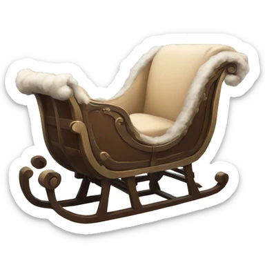 aesthetic sleigh sticker