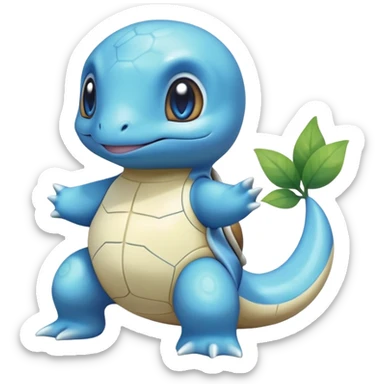 Shiny Exotic Dratini-Squirtle-Chikorita-Hybrid-Creature sticker
