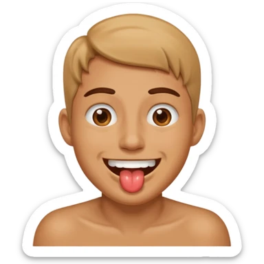 drooling in love sticker